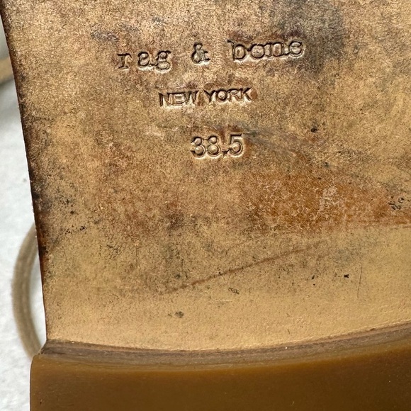 Rag & Bone Evelyn Tie Up  Gladiator Sandals in Ivory Size 8.5 - Picture 9 of 12